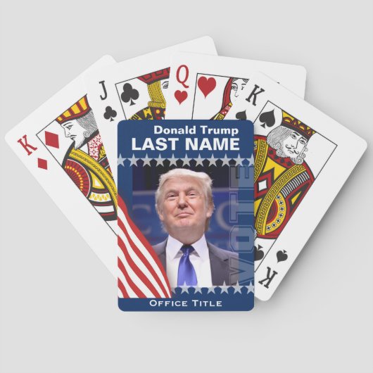 Donald Trump voor President 2016 Pokerkaarten (Achterkant)