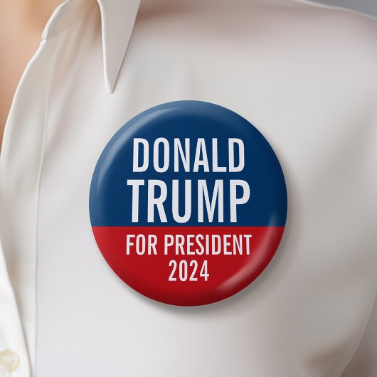 Donald Trump voor President 2016 Ronde Button 5,7 Cm