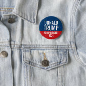 Donald Trump voor President 2016 Ronde Button 5,7 Cm (In situ)