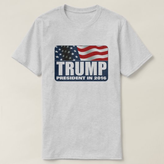 Donald Trump voor President 2016 T-shirt (Design voorkant)