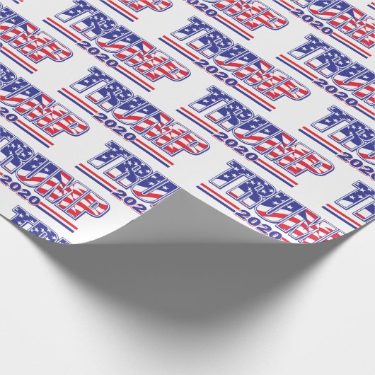 Donald Trump voor President 2020 Cadeaupapier (Hoek)