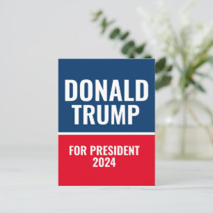 Donald Trump voor President 2024 Briefkaart