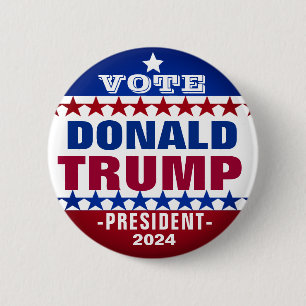 Donald Trump voor President 2024 Campaign Button