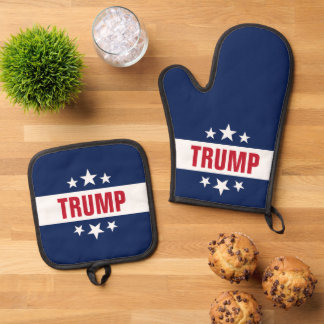 Donald Trump voor President 2024 Ovenwant & Pannenlap Set