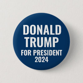 Donald Trump voor President 2024 Pinback Button