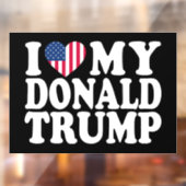 Donald Trump voor President 2024 Raamsticker (Vel 2)