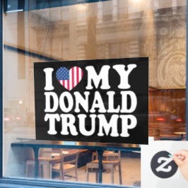Donald Trump voor President 2024 Raamsticker