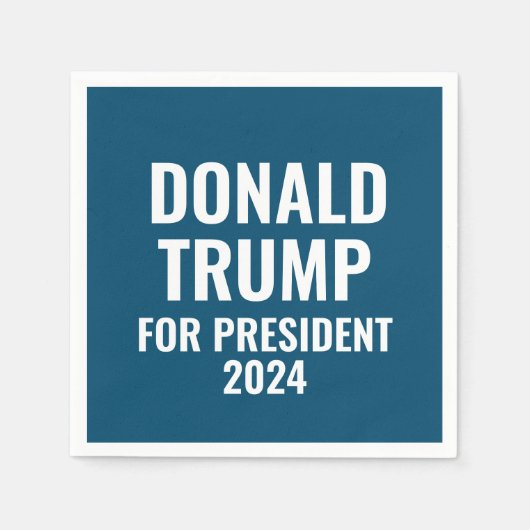 Donald Trump voor President 2024 Servet (Voorkant)