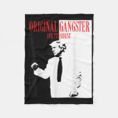 Donald Trump voor President 2024 Shirt Original Ga Fleece Deken (Voorkant)