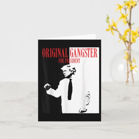 Donald Trump voor President 2024 Shirt Original Ga Kaart (Gele Bloem)