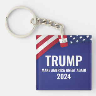 Donald Trump voor President 2024 Sleutelhanger