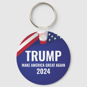 Donald Trump voor President 2024 Sleutelhanger