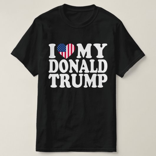 Donald Trump voor President 2024 T-shirt (Design voorkant)