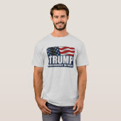 Donald Trump voor President 2024 T-shirt (Voorkant volledig)