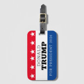 Donald Trump Voor President Bagagelabel (Voorkant (verticaal))
