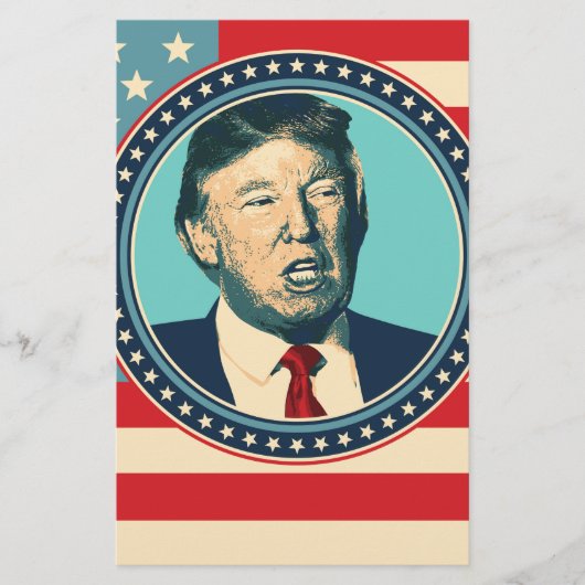 donald trump voor president briefpapier (Voorkant)