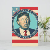 donald trump voor president briefpapier (Staand voorkant)