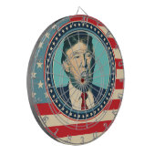 donald trump voor president dartbord (Voorkant Links)