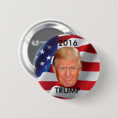 Donald Trump voor President in 2016 Ronde Button 5,7 Cm (Voorkant /achterkant)