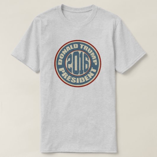 Donald Trump voor President in 2016 T-shirt (Design voorkant)