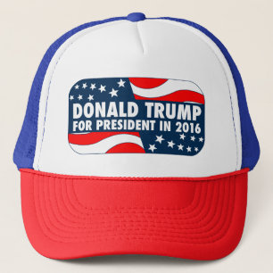 Donald Trump voor President in 2016 Trucker Pet