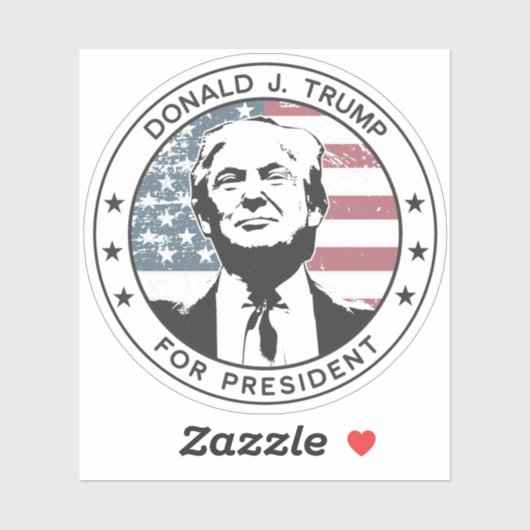Donald Trump voor President #MAGA Sticker (Vel)