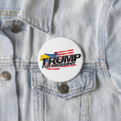 Donald Trump Voor President (met haar) Button (In situ)