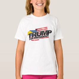 Donald Trump Voor President (met haar) T-shirt