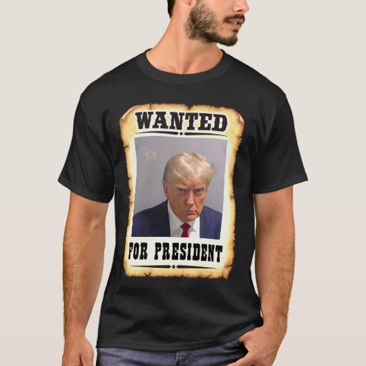Donald Trump voor President Mok T-shirt (Voorkant)