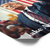 Donald Trump voor President Poster (Hoek)
