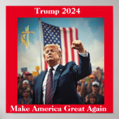 Donald Trump voor President Poster (Voorkant)