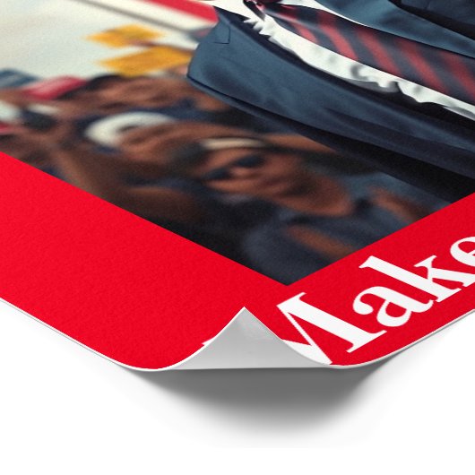 Donald Trump voor President Poster (Hoek)