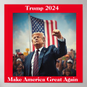 Donald Trump voor President Poster (Voorkant)