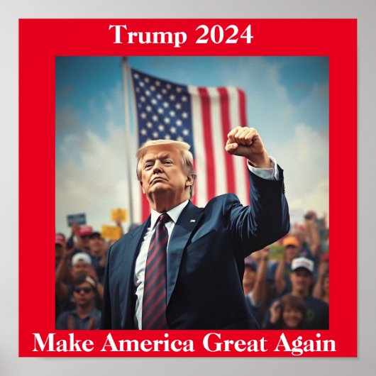 Donald Trump voor President Poster (Voorkant)