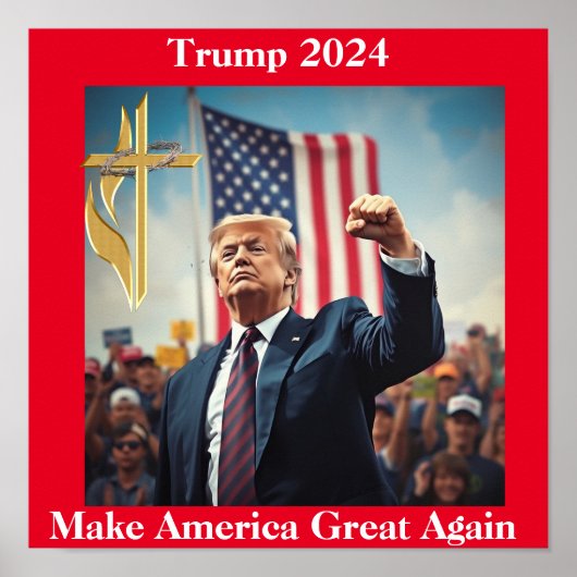 Donald Trump voor President Poster (Voorkant)
