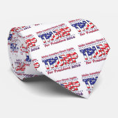 Donald Trump voor President Stropdas (Opgerold)