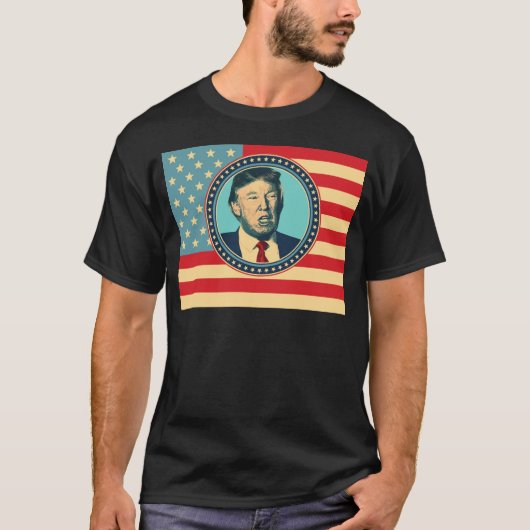 donald trump voor president t-shirt (Voorkant)