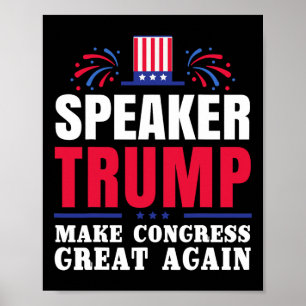 Donald Trump voorzitter van het Huis Poster