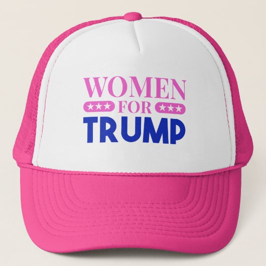 Donald Trump - Vrouwen voor Trump Trucker Pet (Voorkant)