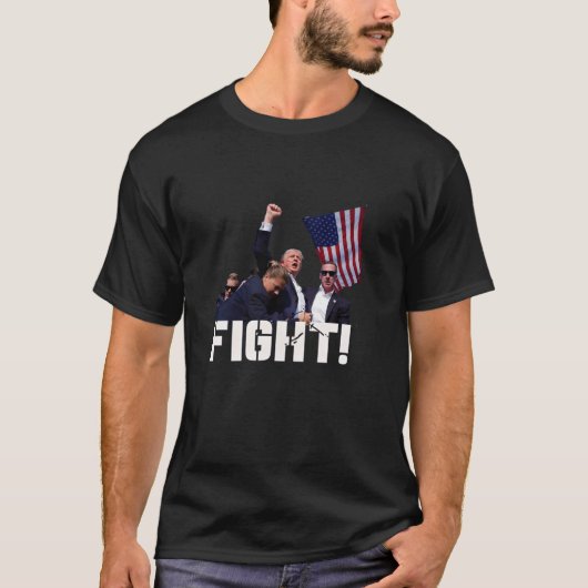 Donald Trump vuistpomp T-Shirt (Voorkant)