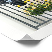 Donald Trump, W/Melania en Barron in het Witte Hui Poster (Hoek)