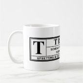 Donald Trump Warning Label Koffiemok (Links)