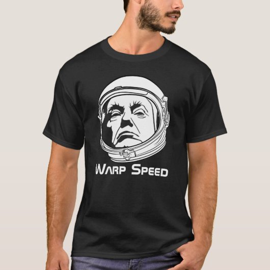 Donald Trump Warp Speed T-shirt (Voorkant)