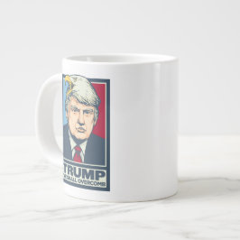 Donald Trump We zullen overcomb Grote Koffiekop