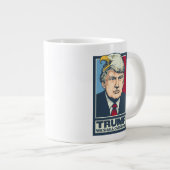 Donald Trump We zullen overcomb Grote Koffiekop (Voorkant rechts)