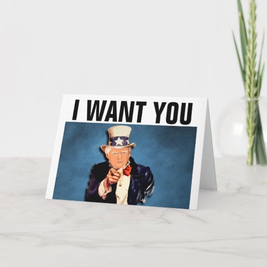 DONALD TRUMP WEDDING CONGRATULALALALATIONS KAARTEN (Voorkant)