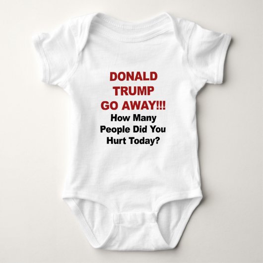 Donald Trump weggaan Romper (Voorkant)