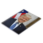 Donald Trump White House President Portret Notitieboek (Linkerzijde)