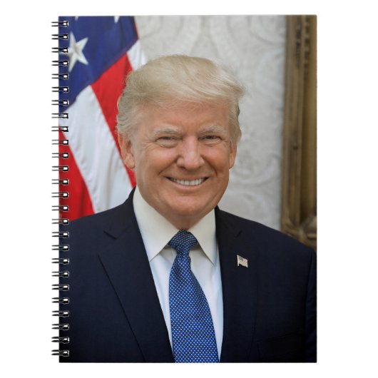 Donald Trump White House President Portret Notitieboek (Voorkant)