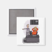 Donald Trump White Magnet (Voorkant / Achterkant)